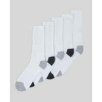 Men's Sports Socks White 6-11