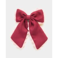 Large Bow Bobbin Burgundy