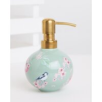 Carolyn Donnelly Eclectic Bird Soap Dispenser Light-Green