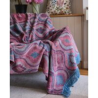 Carolyn Donnelly Eclectic Fleece Throw Green 