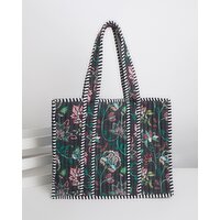 Carolyn Donnelly Eclectic Quilted Tote Bag Multi 