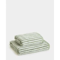 Stripe Hand Towel Green-Stripe Hand