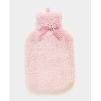 Fleece Hot Water Bottle Pink 