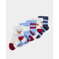 Baby Design Socks - Pack Of 5 Animal 3-5.5