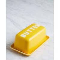 Helen James Considered Ceramic Butter Dish Yellow