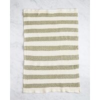 Helen James Considered Crinkle Tea Towel Green