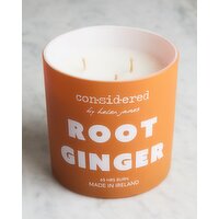 Helen James Considered Root Ginger 3 Wick Candle Ginger