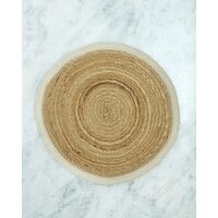 Helen James Considered Round Jute Twist Placemat Natural 