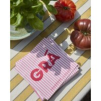 Helen James Considered Grá Napkins - Pack Of 20 Pink