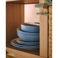 Stoneware Dinner Set - 12 Piece Blue 