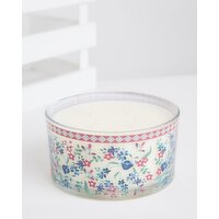 Carolyn Donnelly Eclectic 4 Wick Decal Candle Blue 