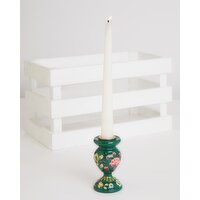 Carolyn Donnelly Eclectic Small Folk Candlestick Holder Multi 