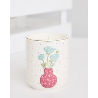 Carolyn Donnelly Eclectic Small Ceramic Candle Multi 