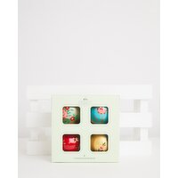 Carolyn Donnelly Eclectic Floral Bauble Set - Pack Of 4 Multi 