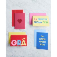 Helen James Considered Slogan Cards - Pack Of 4 Multi 