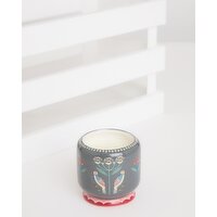 Carolyn Donnelly Eclectic Fashion Ceramic Candle Grey 