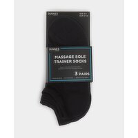 Women's Trainer Socks Black 4-8
