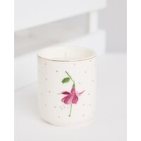 Carolyn Donnelly Eclectic Small Ceramic Candle Rose 