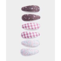 Gingham Baby Clips - Pack Of 4 Multi 