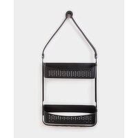 Two Tier Shower Caddy Black 