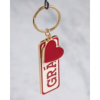 Helen James Considered Grá Keychain Red