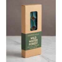 Helen James Considered Winter Forest Tealights - Pack Of 10 Green