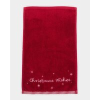 Christmas Guest Towel Red Guest