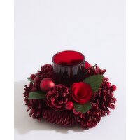 Festive Tealight Holder Red