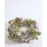 Woodland Candle Holder Green