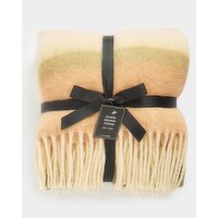 Stripe Mohair Throw Multi