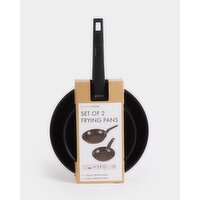 Frying Pan Set - Pack Of 2 Black