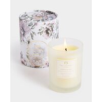 Paul Costelloe Living Round Boxed Amber Blush Candle Purple