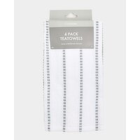 Tea Towels - Pack Of 4 Sage