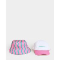 Hats - Pack Of 2 Green 3-6 Yrs