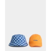 Hats - Pack Of 2 Orange 7-9 Yrs