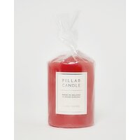 Small Red Pillar Candle Red