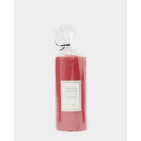 Large Red Pillar Candle Red