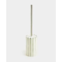 Scallop Toilet Brush Holder Green-Stripe