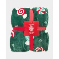 Candy Print Throw Green