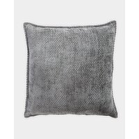 Layla Weave Cushion Charcoal 45cm X 45cm