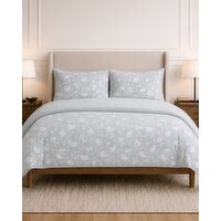 Bloom Cotton Duvet Set Blue Double