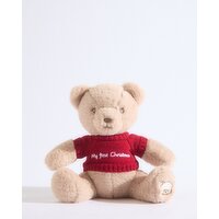 My First Christmas Teddy Bear Beige 