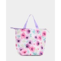 Insulated Lunch Tote Bag Purple 