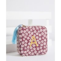 Carolyn Donnelly Eclectic Embroidered Alphabet Jewellery Box A 