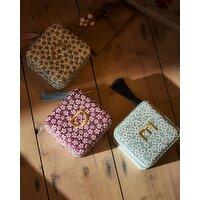 Carolyn Donnelly Eclectic Embroidered Alphabet Jewellery Box E 