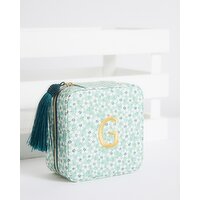 Carolyn Donnelly Eclectic Embroidered Alphabet Jewellery Box G 