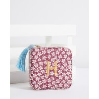 Carolyn Donnelly Eclectic Embroidered Alphabet Jewellery Box H 