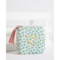 Carolyn Donnelly Eclectic Embroidered Alphabet Jewellery Box Heart 