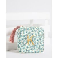 Carolyn Donnelly Eclectic Embroidered Alphabet Jewellery Box K 