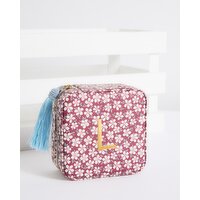 Carolyn Donnelly Eclectic Embroidered Alphabet Jewellery Box L 